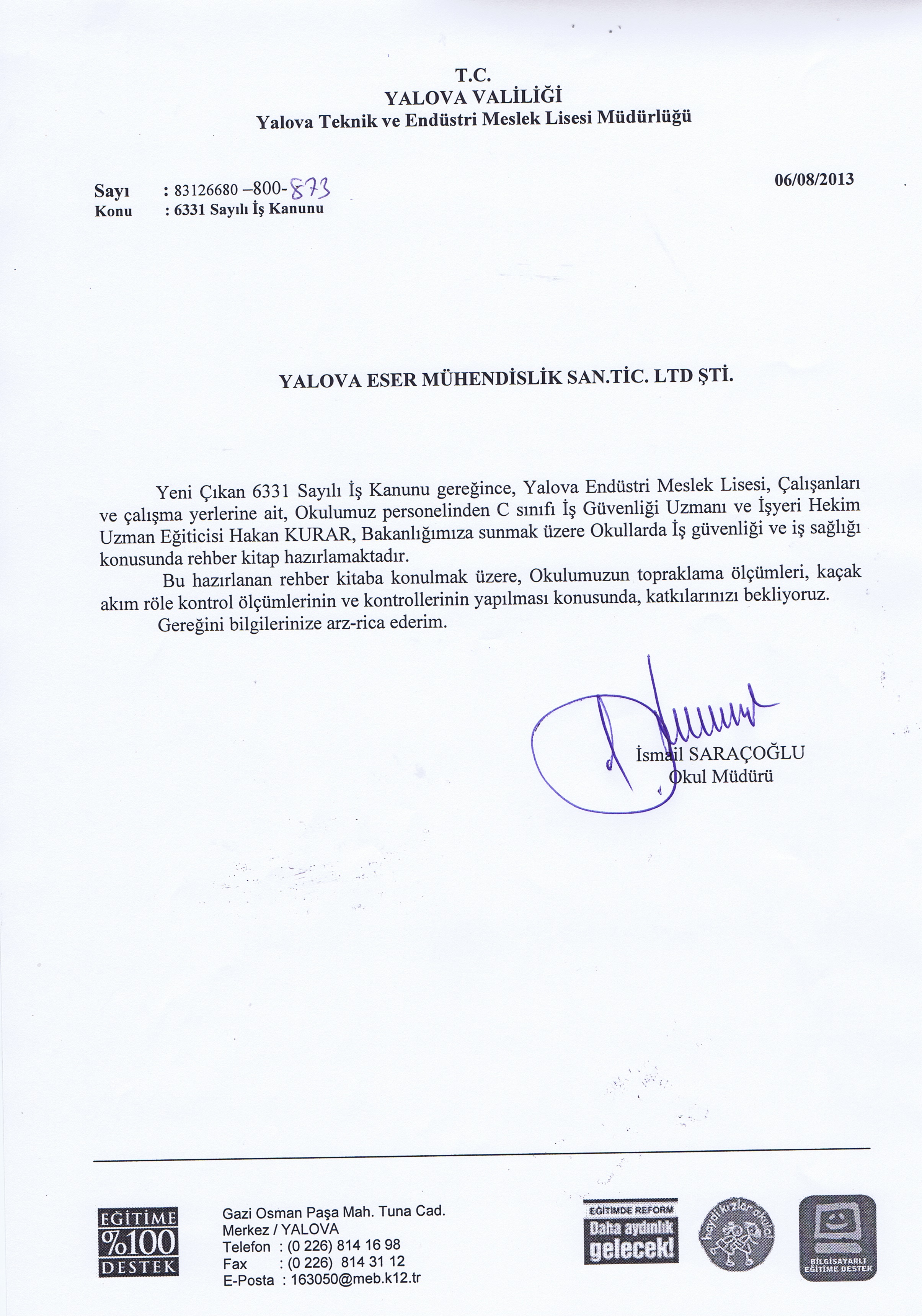 Ihsaniye Merkez Mahallesi Icindeki Hakan Erdogan Isg Kitabi Satildi Letgo