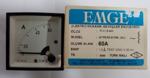 EMGE ANALOG AMPERMETRE (60A)