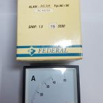 FEDERAL ANALOG AMPERMETRE 40-5A