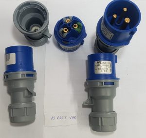 Mete Enerji 16A CEE Norm Düz Fiş IP44 2P+E Hızlı Bağlantı